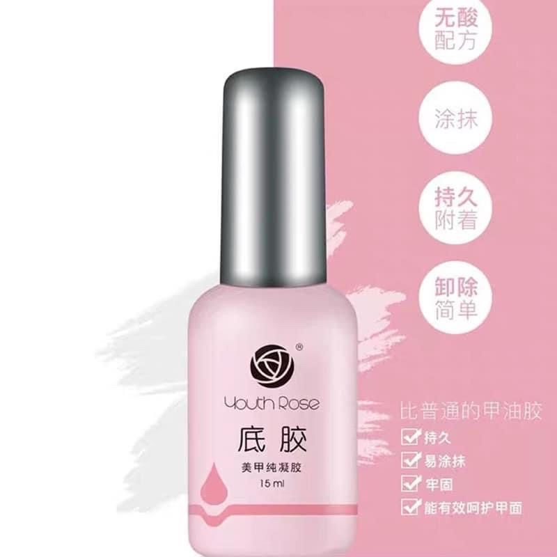 Base Top Hoa Hồng loại 1 chổi trắng 15ml in logo