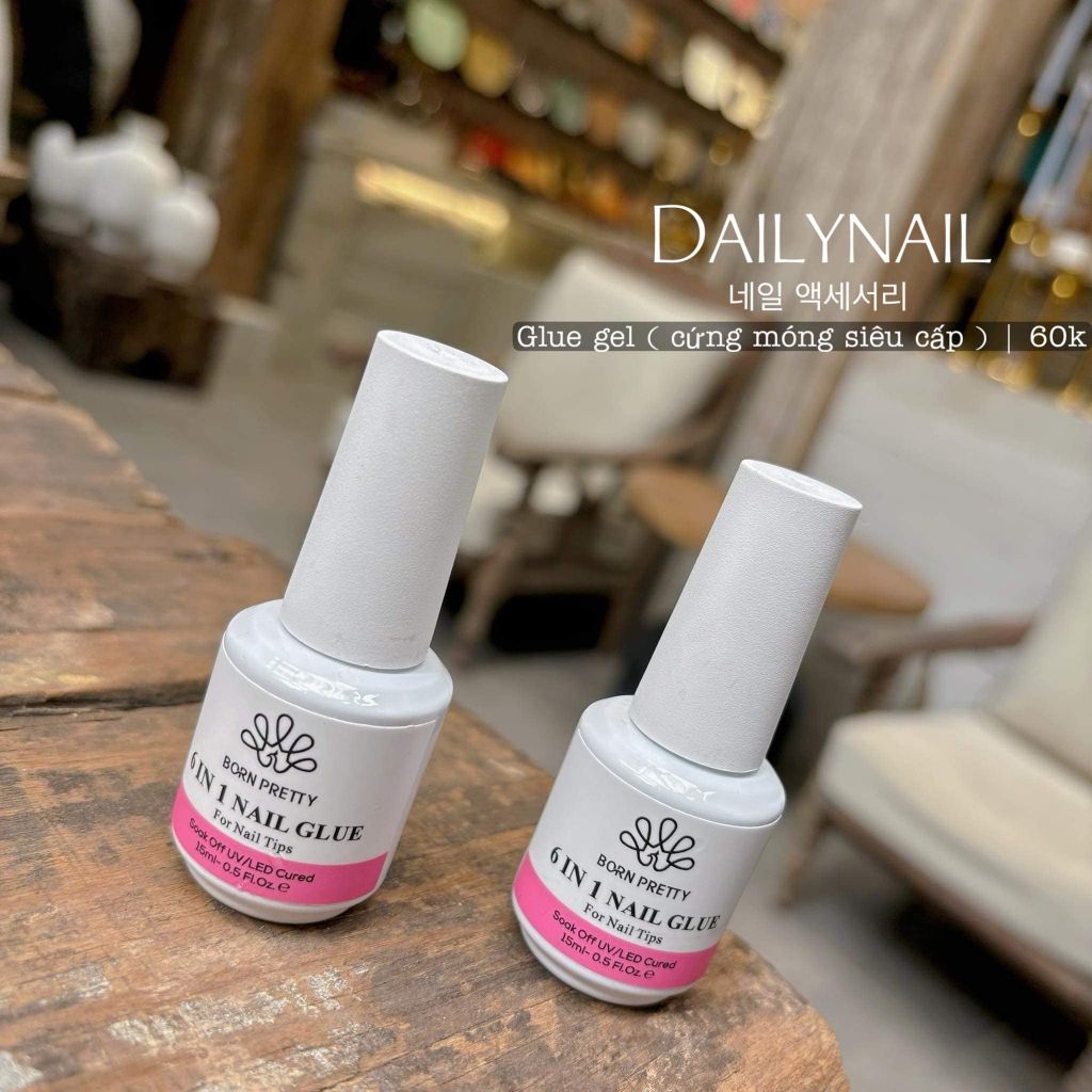 Glue Gel Cứng móng tạo cầu Cao cấp Born Pretty 6 in 1