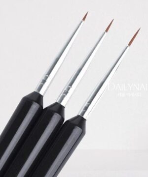 Set 3 cọ tô, vẽ Gel nổi QS, màu nước. Cọ vẽ trang trí móng tay